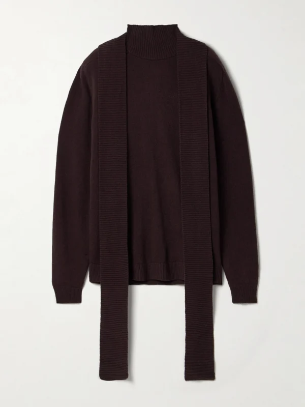 Marie Adam-Leenaerdt Cutout Wool Turtleneck Sweater
