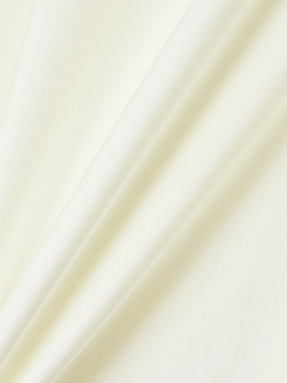 Close-up detail of the Marie Adam-Leenaerdt Lace-trimmed Satin Blouse