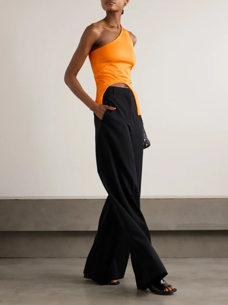 Marie Adam-Leenaerdt One-shoulder Asymmetric Jersey Top