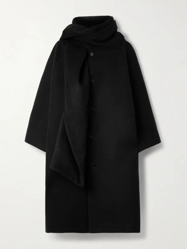 Marie Adam-Leenaerdt Scarf-detailed Wool Coat