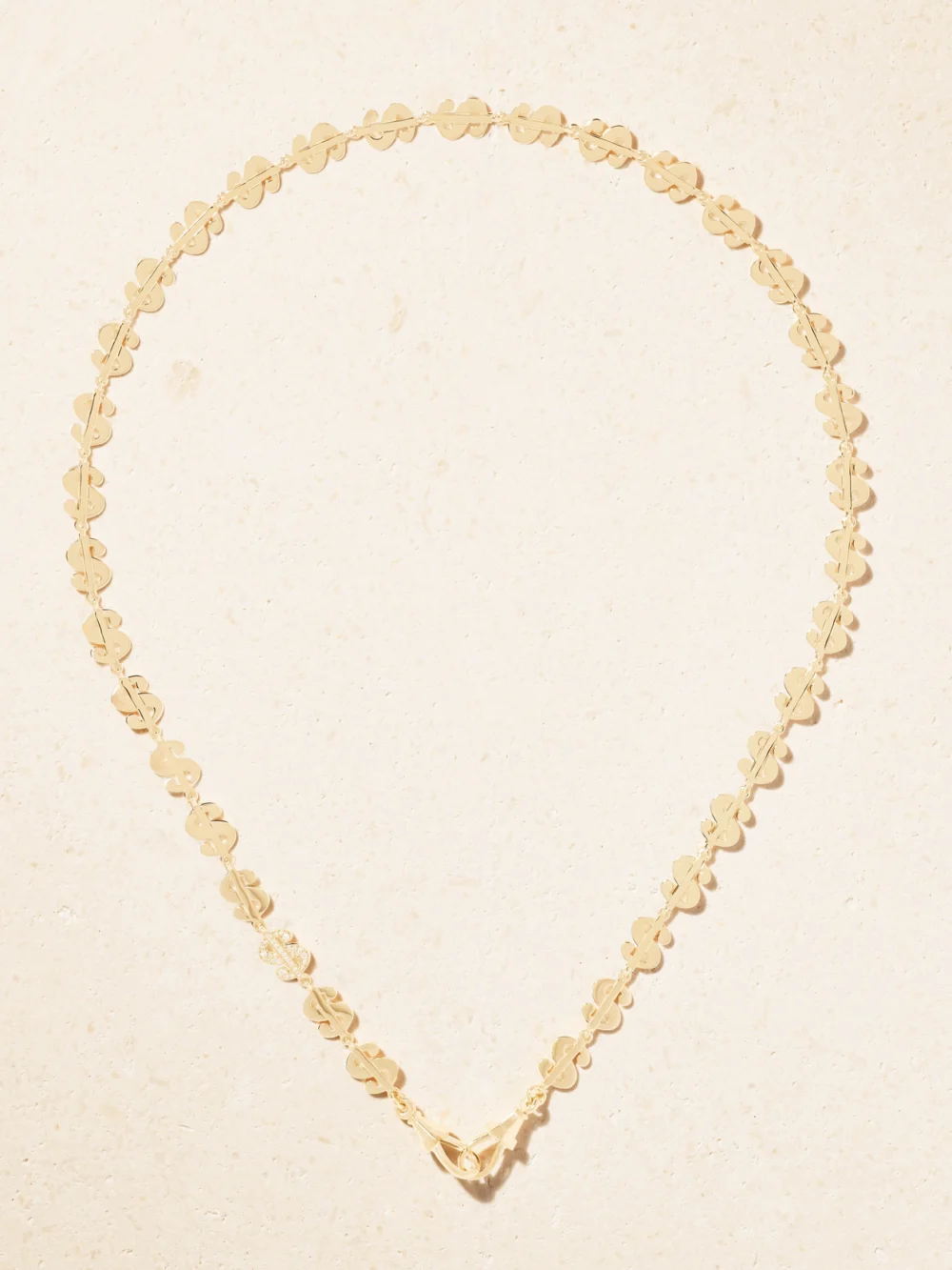Marie Lichtenberg Buck Small 18-karat Gold Diamond Necklace