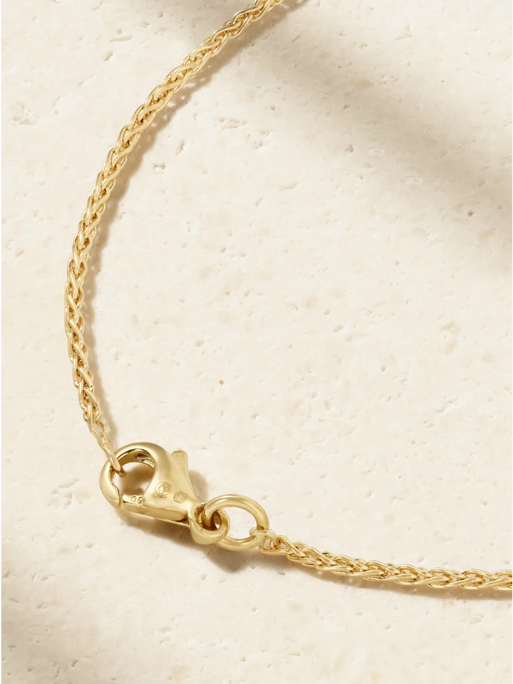 Back view of the Marie Lichtenberg Dado 18-karat Gold Diamond Necklace