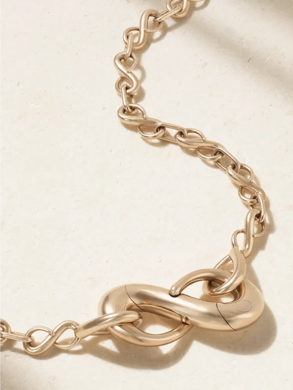 Marla Aaron Myriad Lock 18-karat Gold Necklace