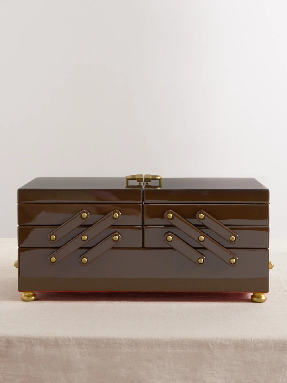 Marla Aaron The Everything Resin Jewelry Box in brown