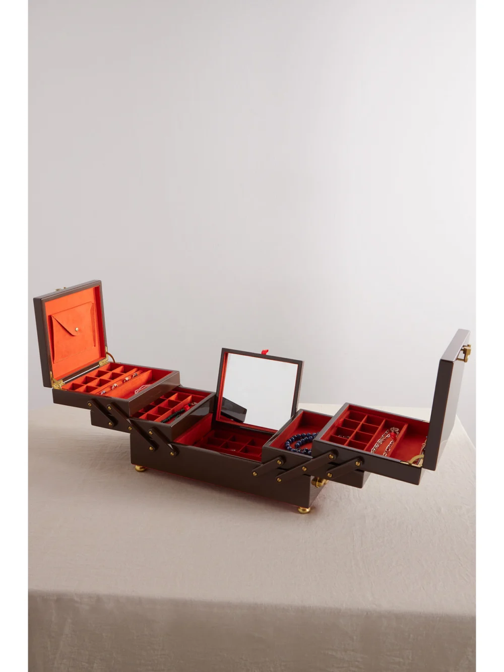 Marla Aaron The Everything Resin Jewelry Box, styled view