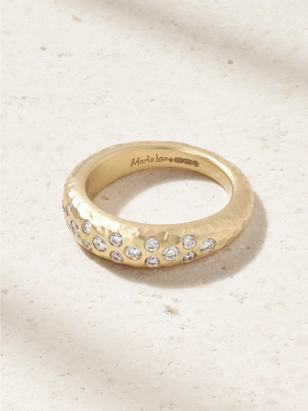 Marlo Laz The Sire 14-karat Gold Diamond Ring in 6