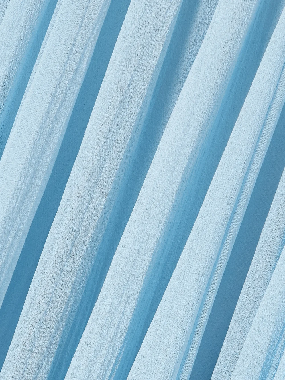 Close-up detail of the Marmar Halim Strapless Scarf-detailed Plissé Silk-georgette Gown