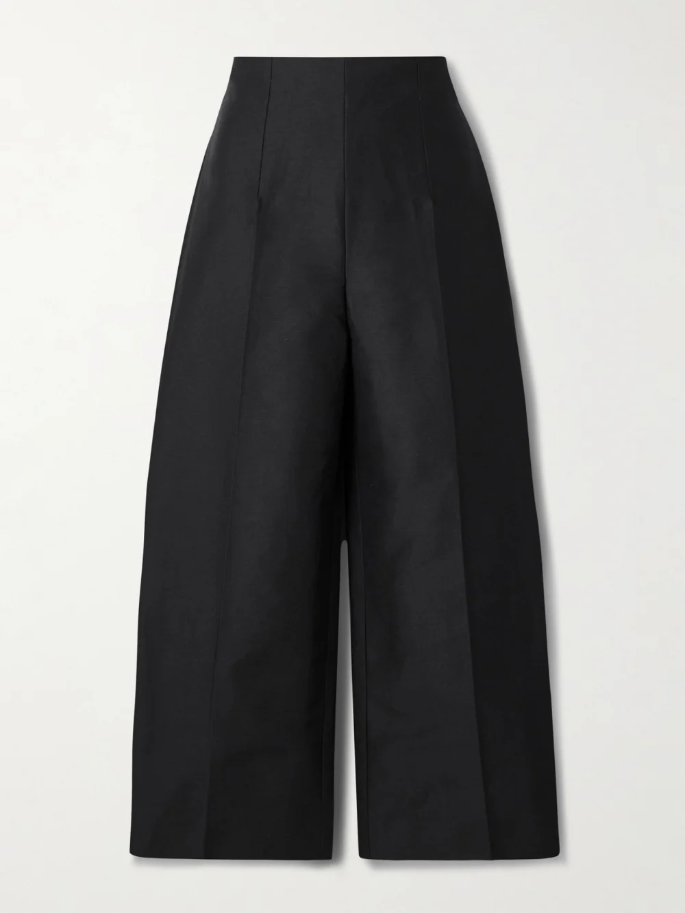 Marni Cropped Cotton Wide-leg Pants in black