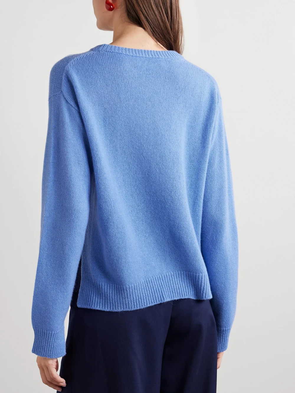 Back view of the Marni Embroidered Cashmere Sweater