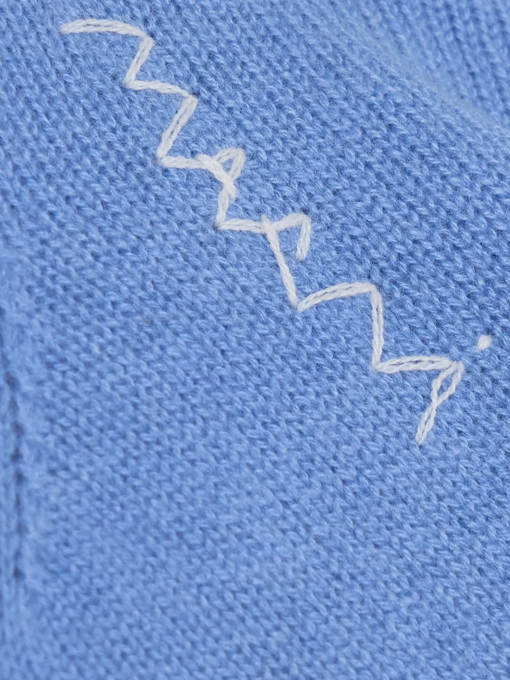 Close-up detail of the Marni Embroidered Cashmere Sweater
