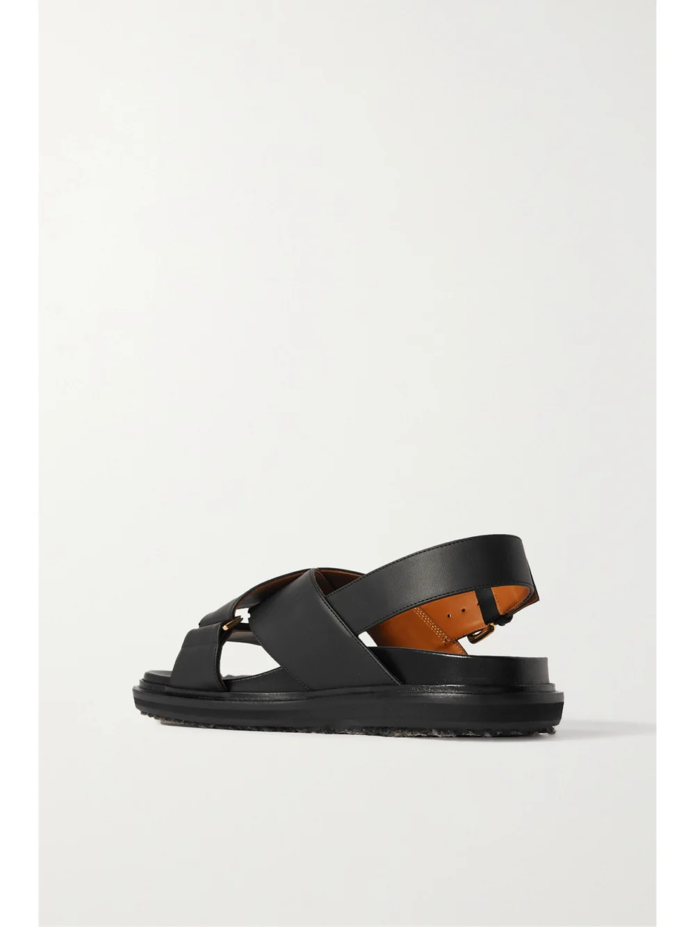 Back view of the Marni Fussbett Leather Slingback Sandals