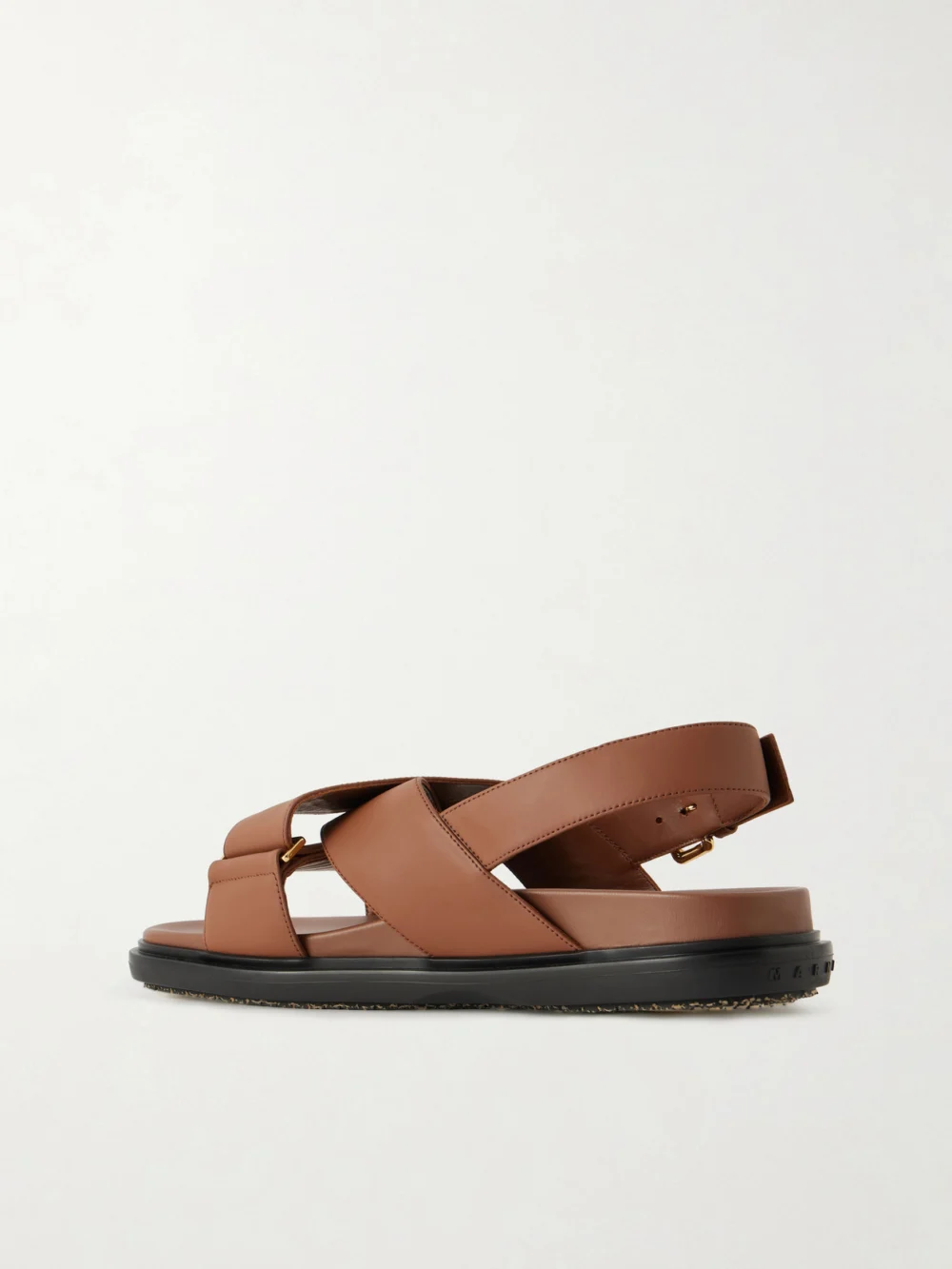 Back view of the Marni Fussbett Leather Slingback Sandals