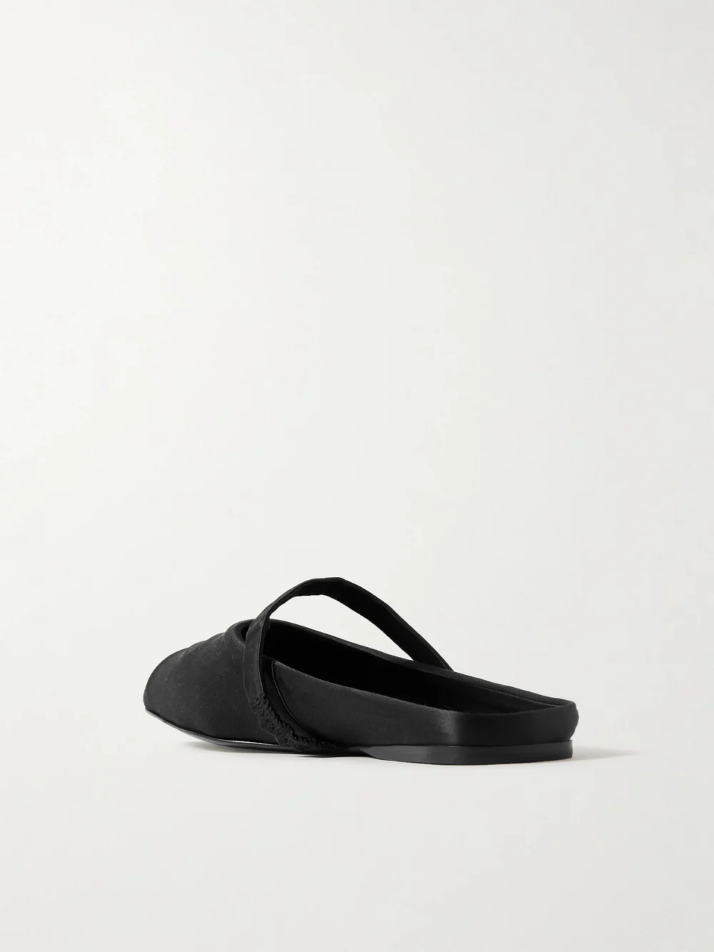 Back view of the Marni Sabot Satin Ballet Flats