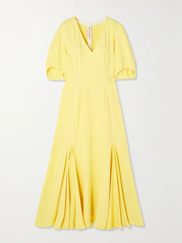 Marni Stretch-crepe Midi Dress