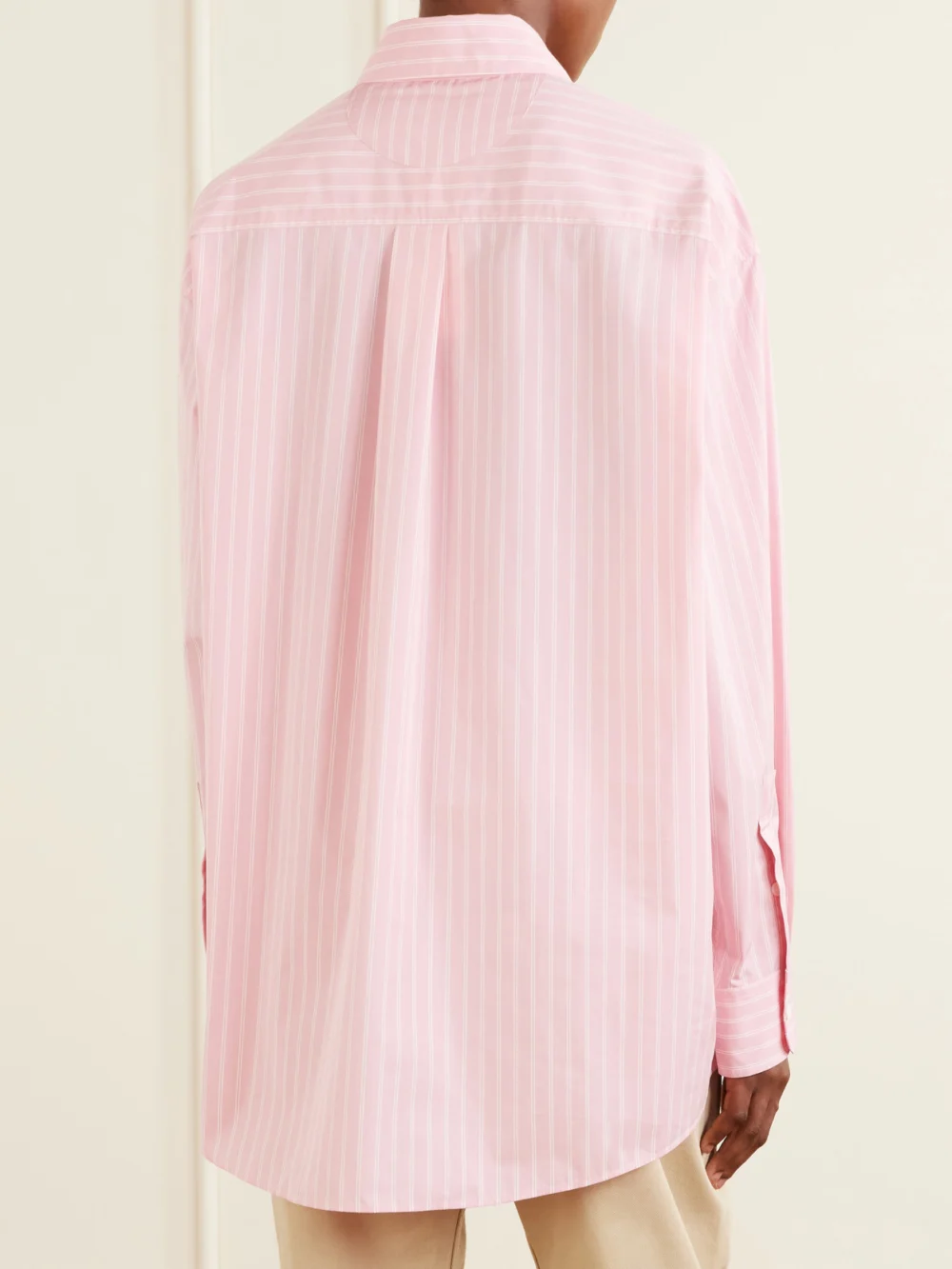 Back view of the Marni Striped Cotton-blend Shirt