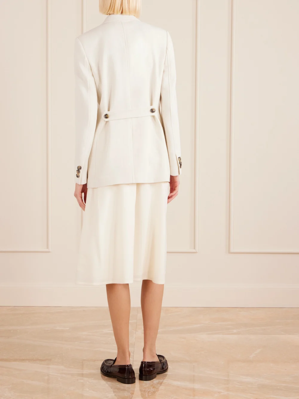 Back view of the Marni Wool-crepe Blazer