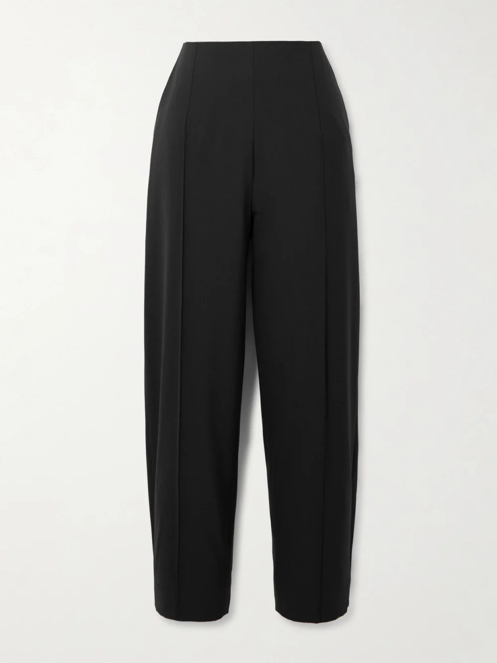 Marni Woven Straight-leg Pants in black