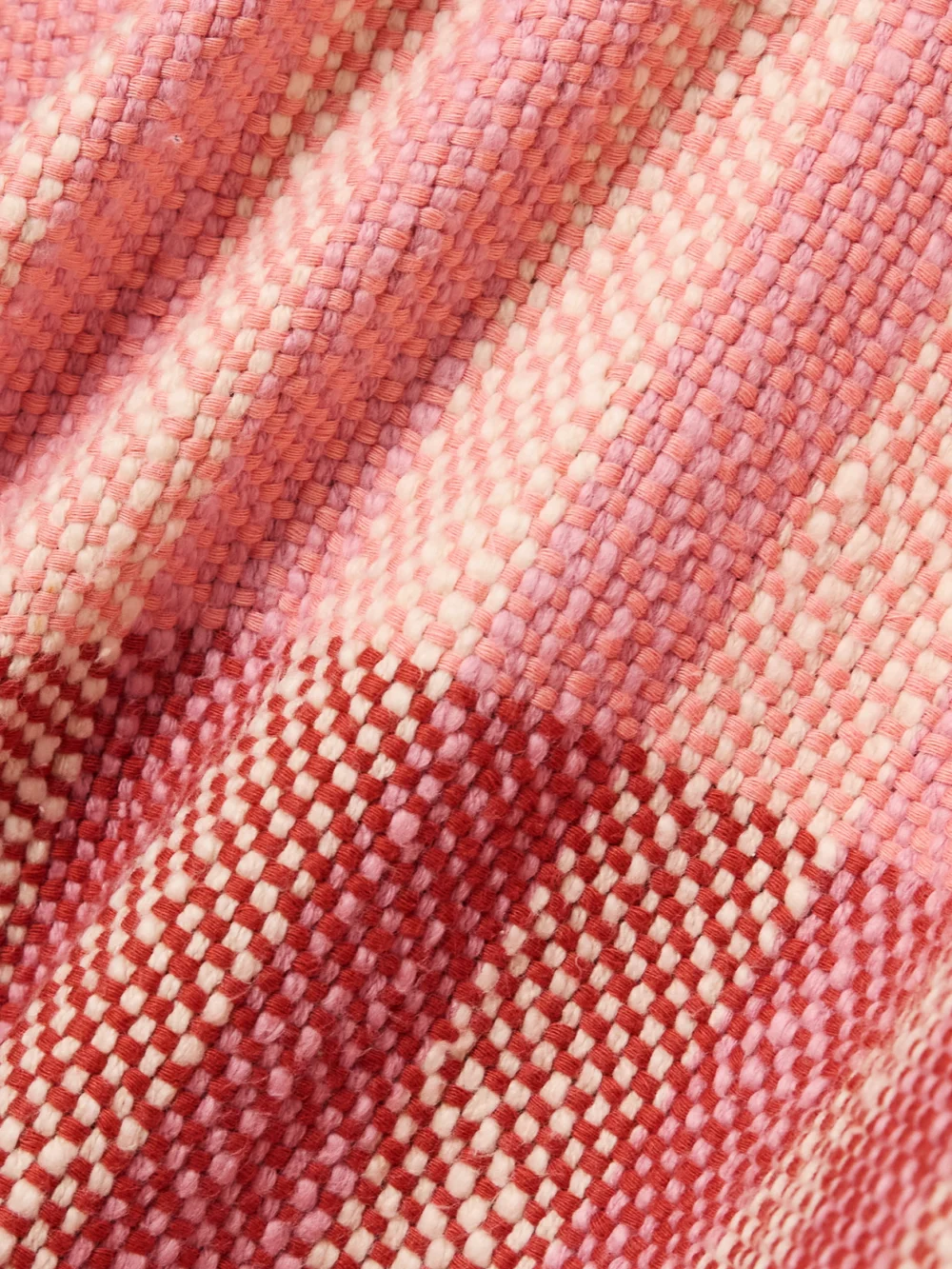 Close-up detail of the Marrakshi Life Striped Cotton Hoodie