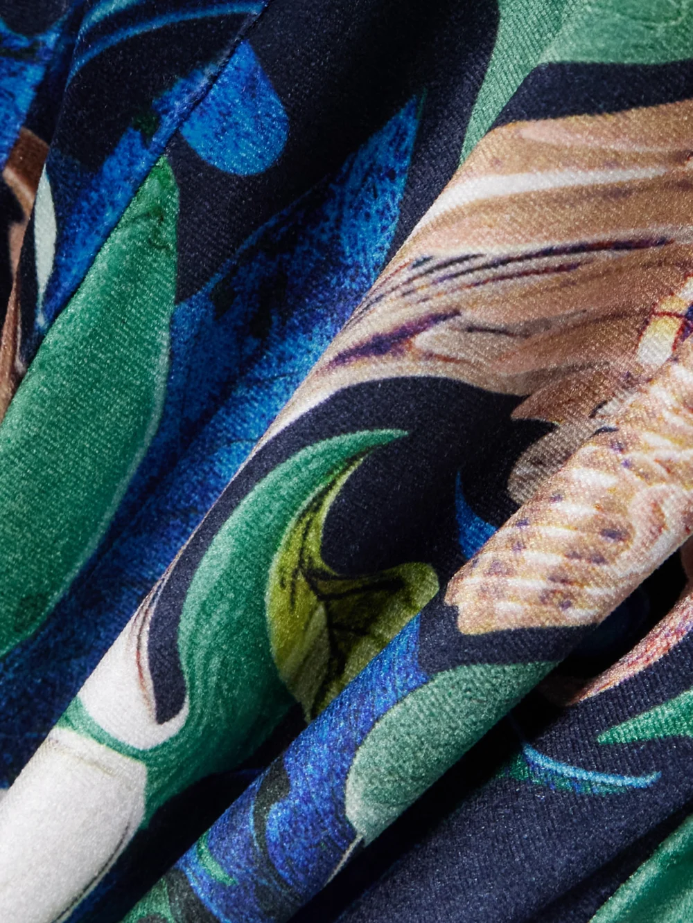 Close-up detail of the Mary Katrantzou Carrington Printed Jersey Maxi Dress