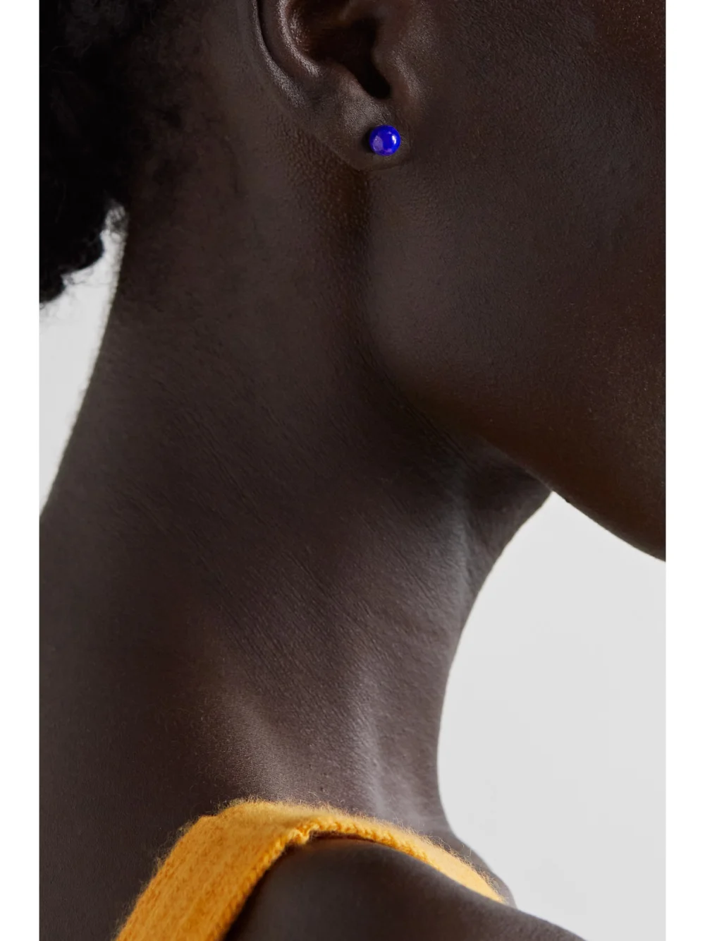 Mateo 14-karat Gold Lapis Lazuli Earrings, styled view