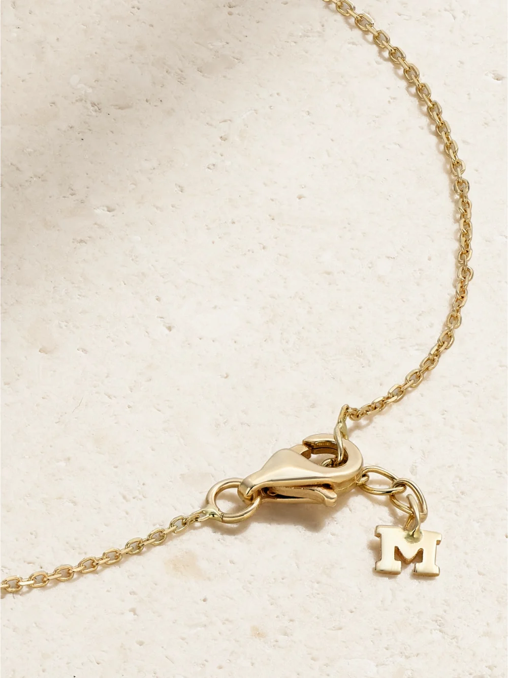 Back view of the Mateo 14-karat Gold, Pearl and Diamond Bracelet