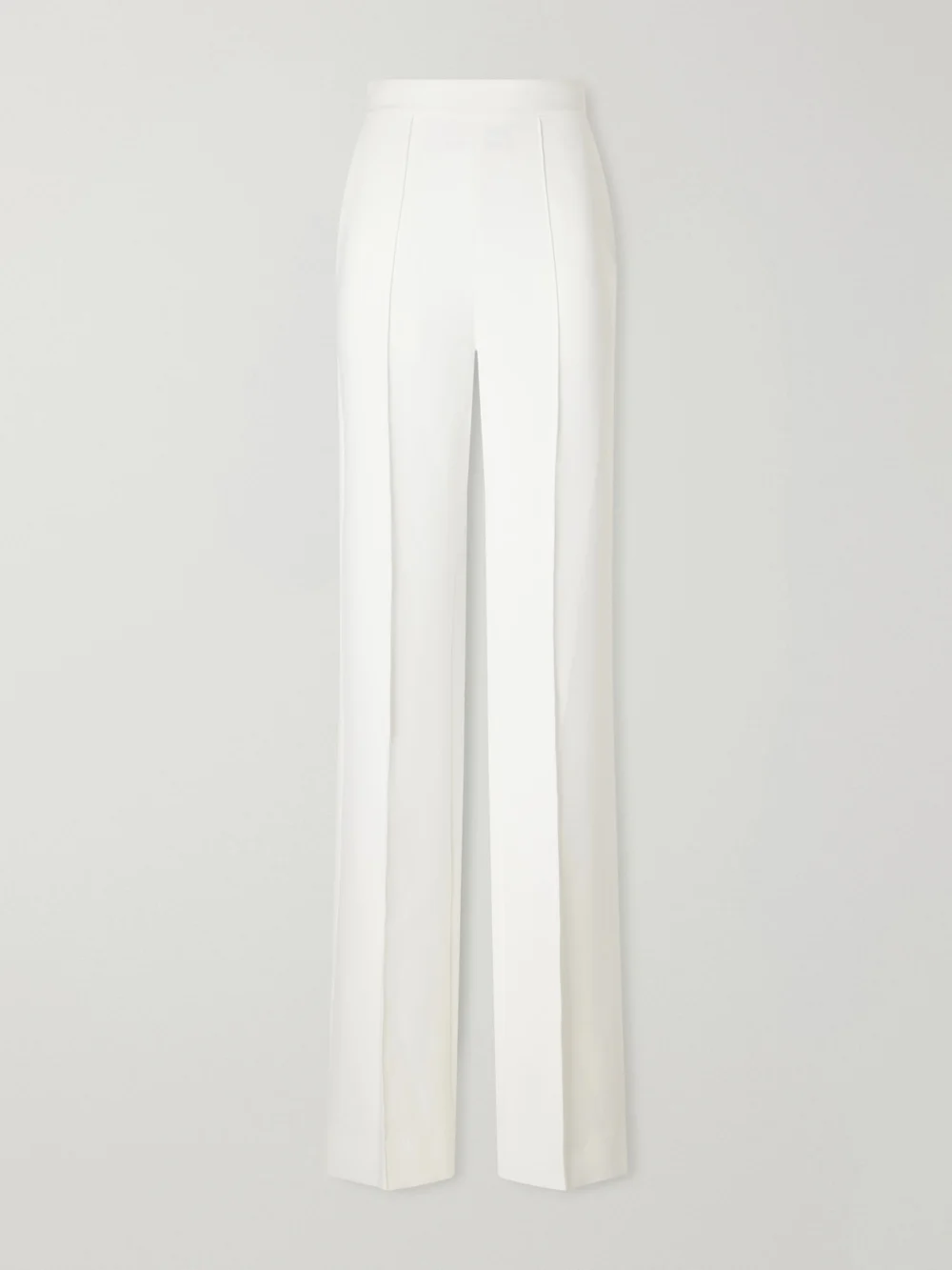 Maticevski Afterword Pleated Cady Straight-leg Pants in white