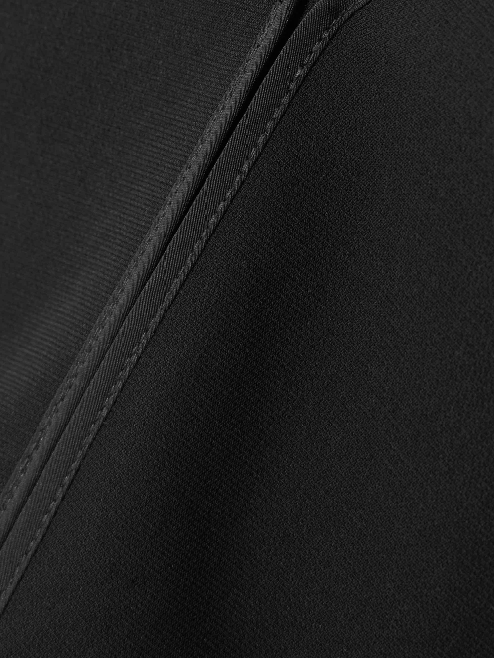 Close-up detail of the Maticevski Kombat Crepe Top