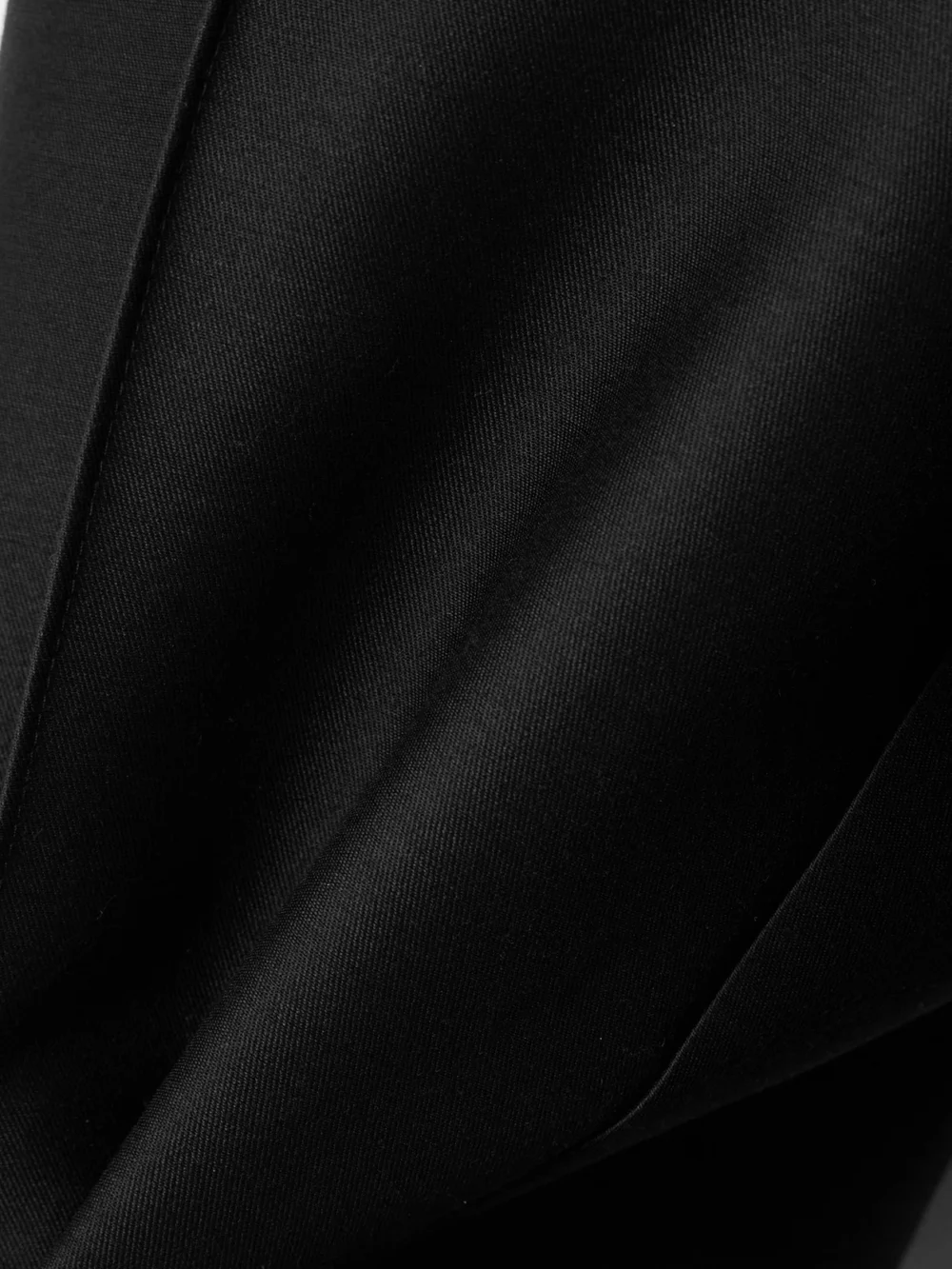 Close-up detail of the Maticevski Rival Wool and Silk-blend Wide-leg Pants