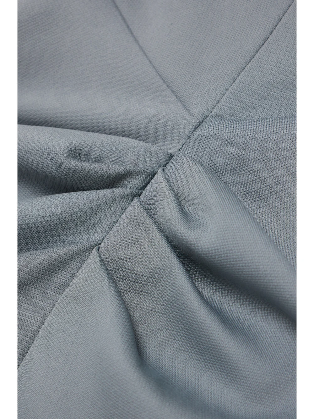 Close-up detail of the Maticevski Smokescreen Gathered Stretch-crepe Halterneck Gown