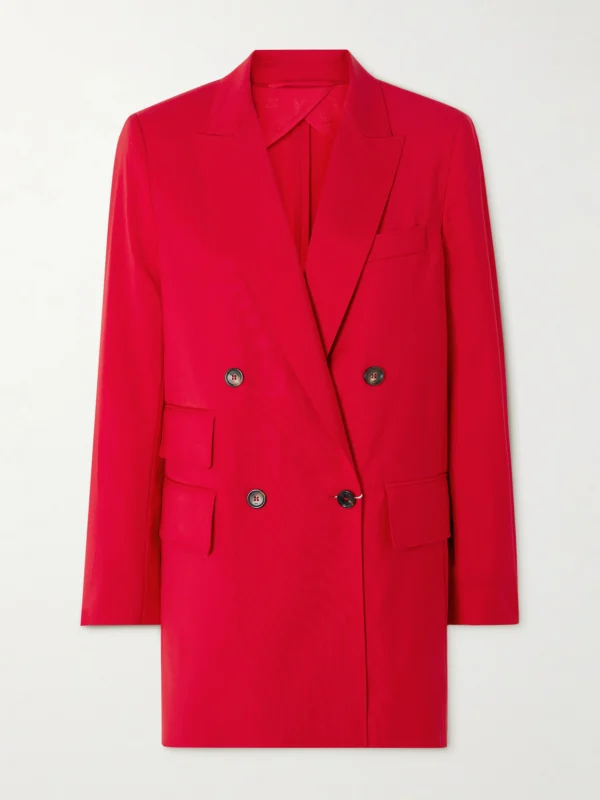 Max Mara Nebbie Double-breasted Wool Blazer