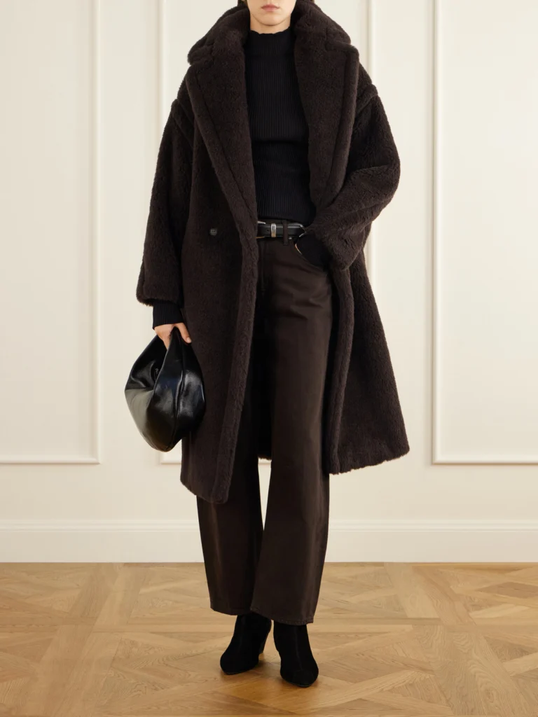 Max Mara Tedgirl Alpaca, Wool and Silk-blend Coat