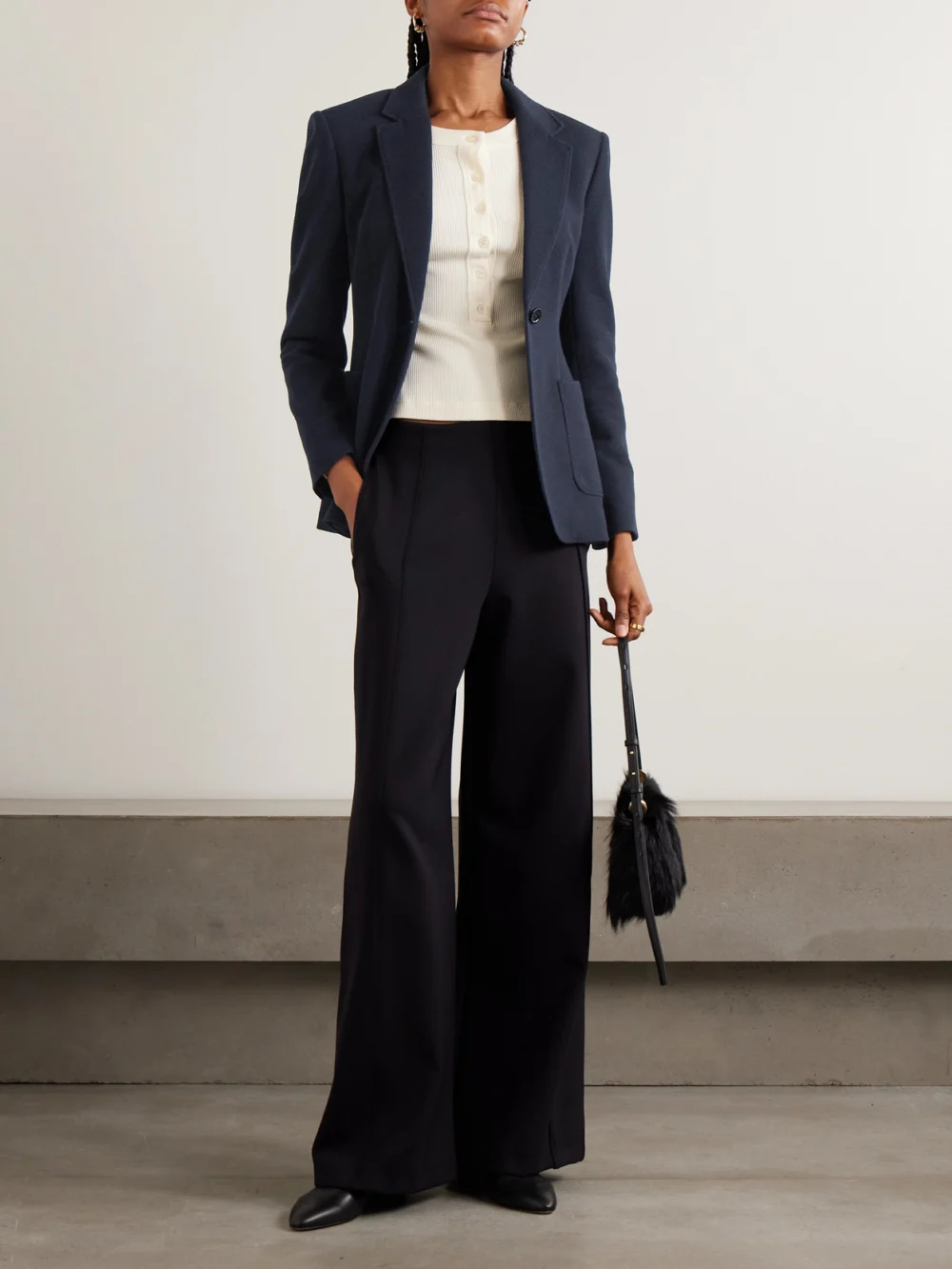 Max Mara Utilita Wool Blazer, worn by a model