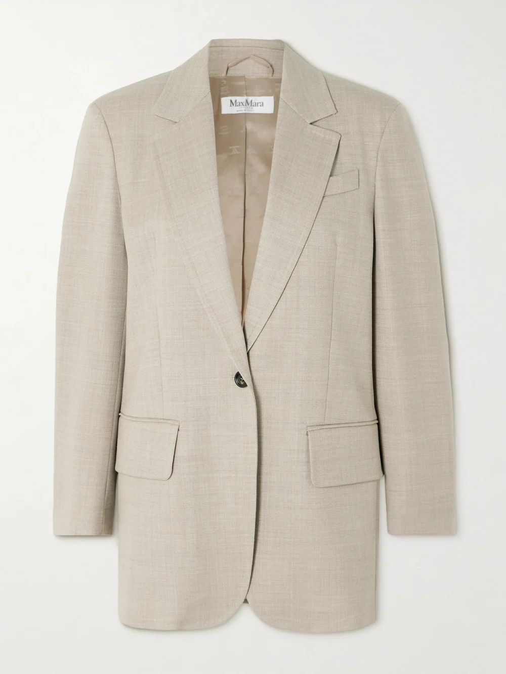 Max Mara Wool Blazer in taupe