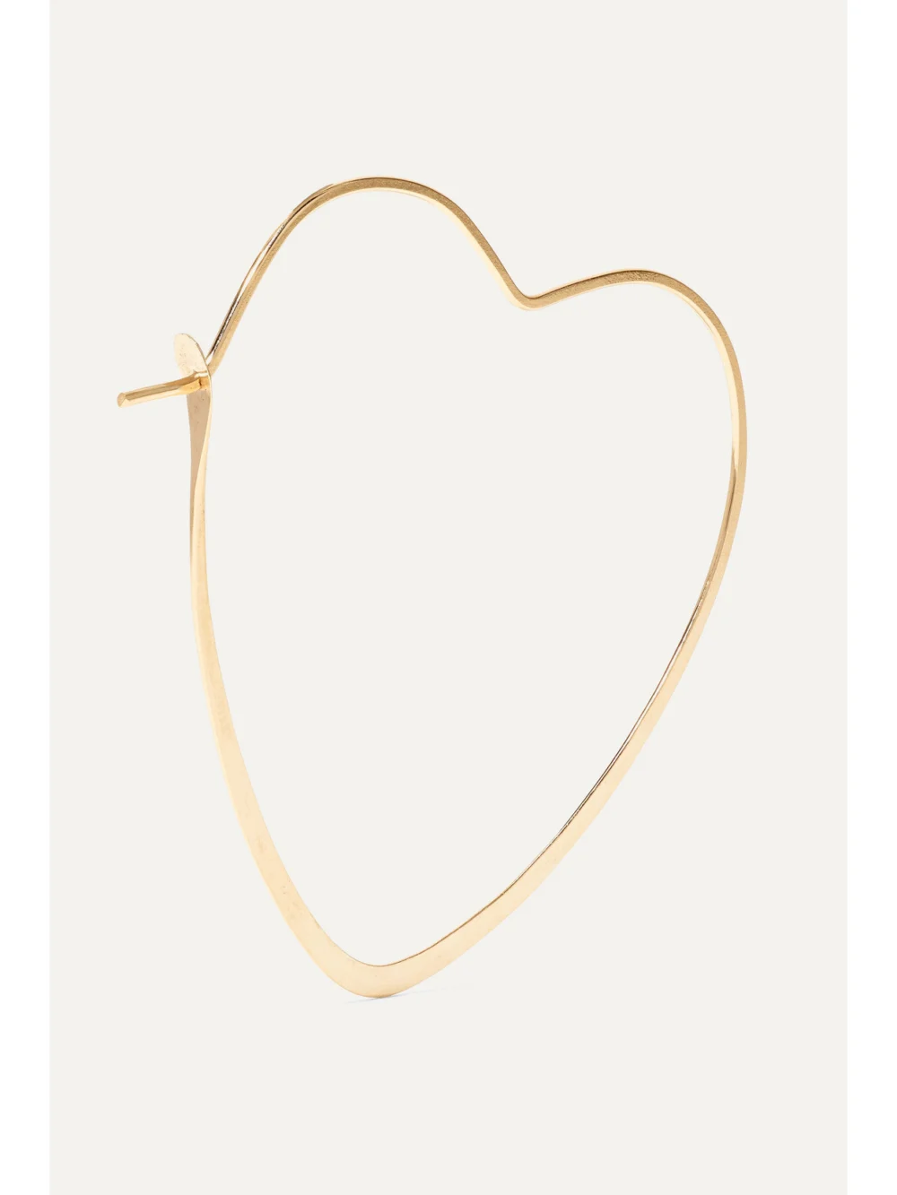 Back view of the Melissa Joy Manning 14-karat Gold Hoop Earrings