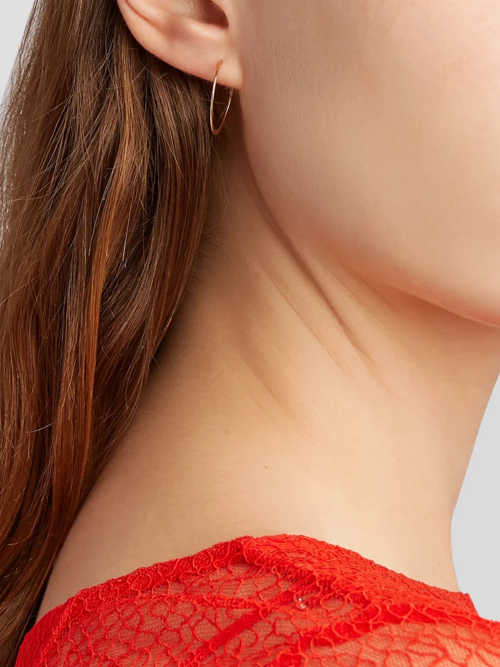 Melissa Joy Manning 14-karat Gold Hoop Earrings, styled view
