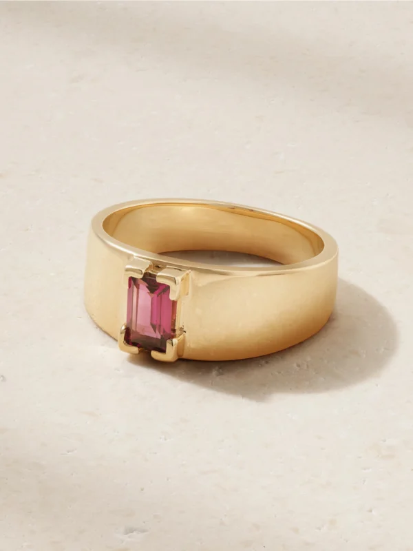 Melissa Joy Manning 14-karat Recycled Gold Rhodolite Ring