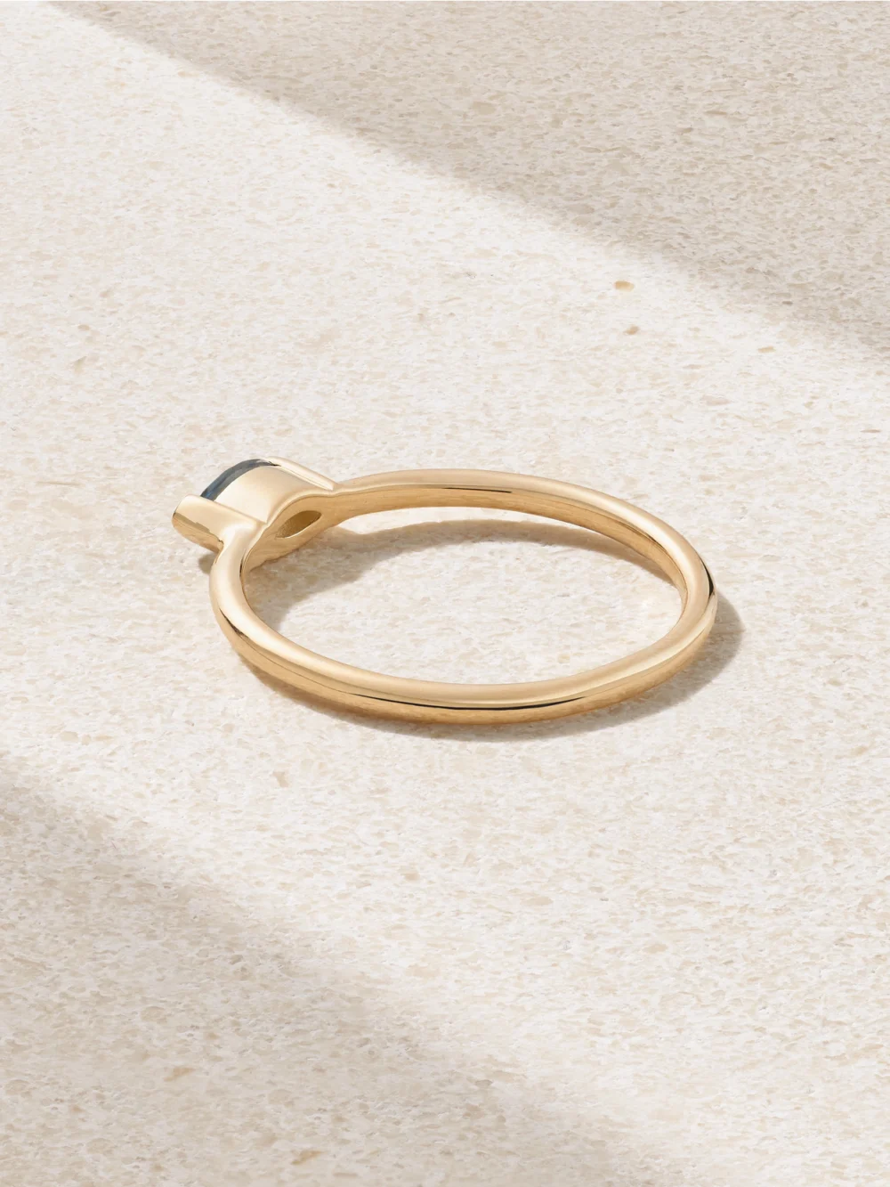 Back view of the Melissa Joy Manning 14-karat Recycled Gold Topaz Ring