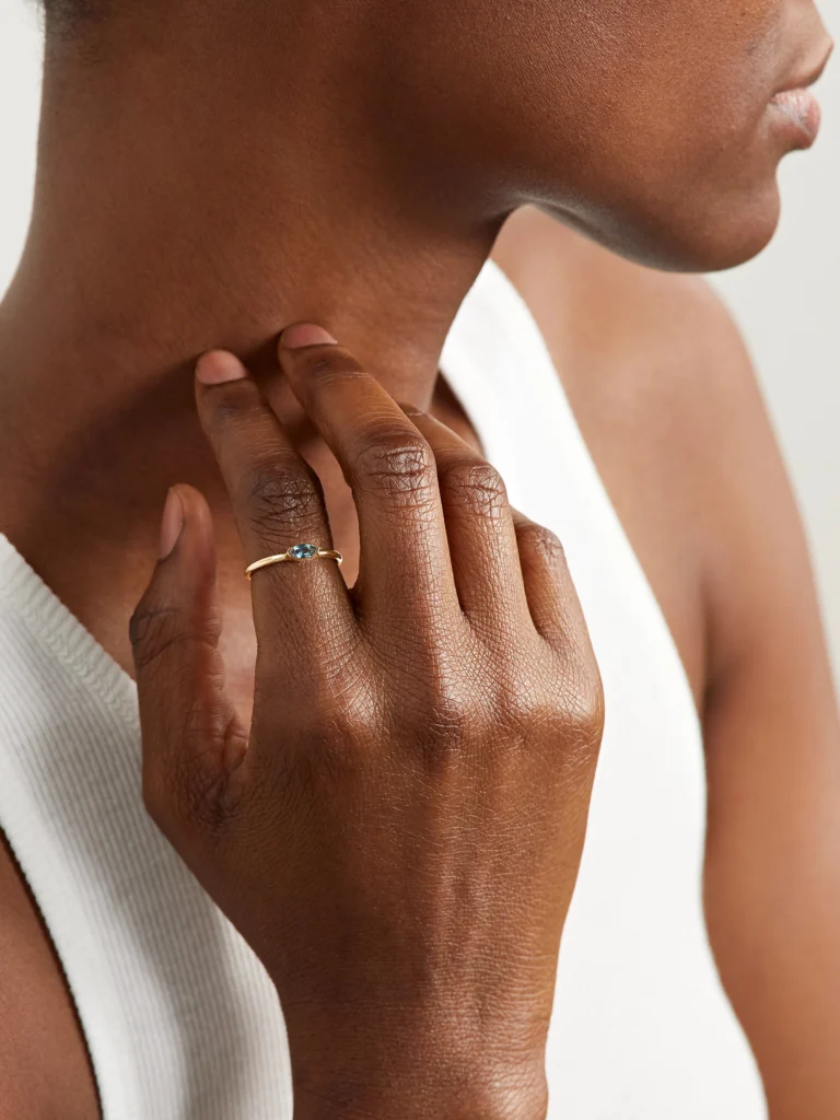 Melissa Joy Manning 14-karat Recycled Gold Topaz Ring