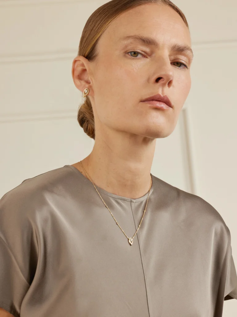 Messika Fiery 18-karat Rose Gold Diamond Necklace