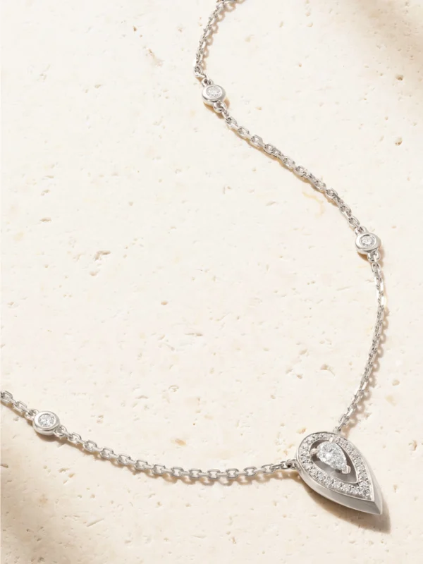 Messika Fiery 18-karat White Gold Diamond Necklace