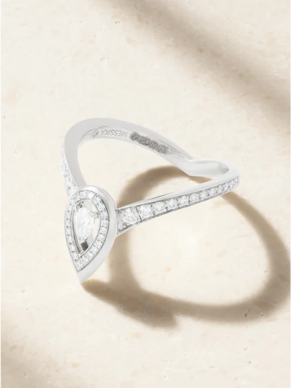 Messika Fiery 18-karat White Gold Diamond Ring