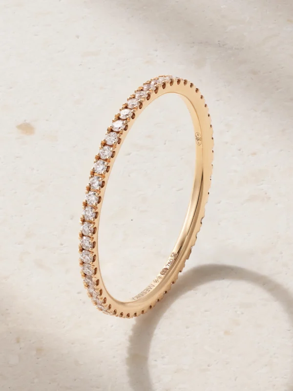 Messika Gatsby 18-karat Rose Gold Diamond Ring
