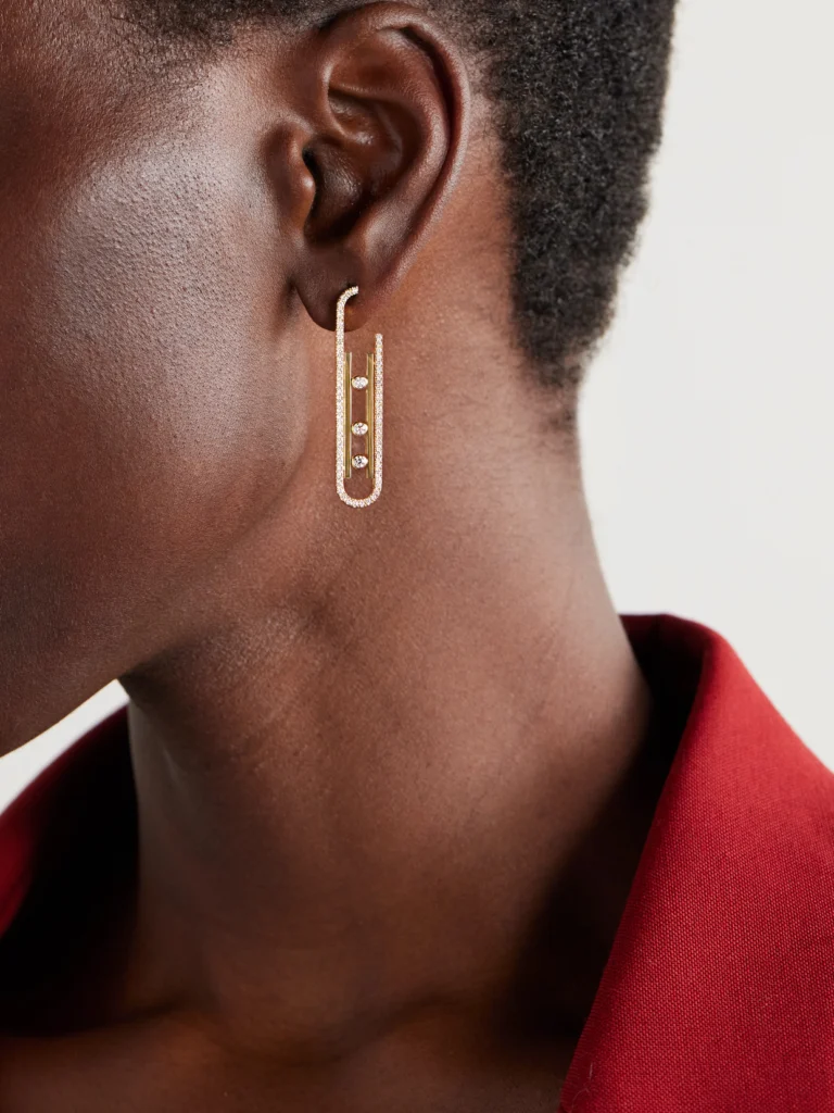 Messika Move 10th 18-karat Gold Diamond Earrings