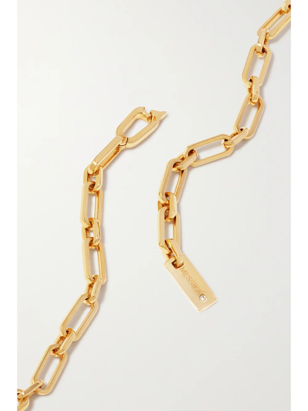 Back view of the Messika My Move 18-karat Gold Diamond Necklace