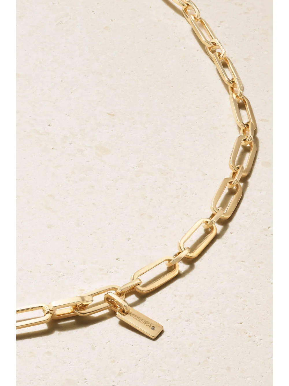 Back view of the Messika My Move 18-karat Gold Diamond Necklace