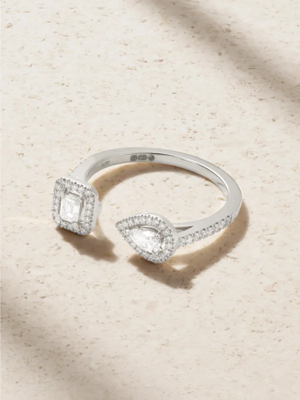 Messika My Twin Toi & Moi 18-karat White Gold Diamond Ring