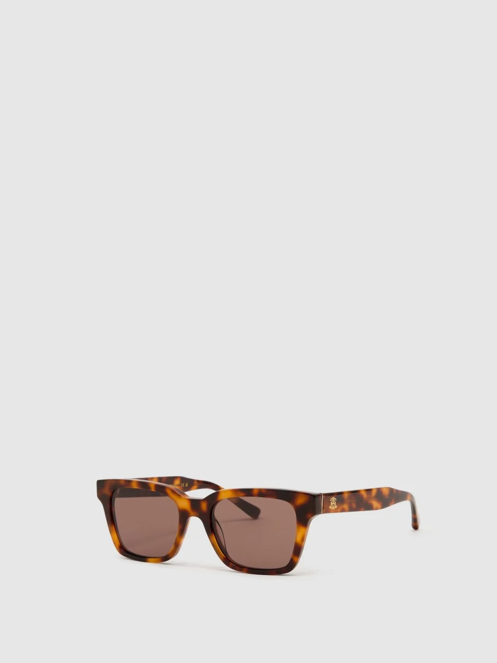 MESSYWEEKEND Messyweekend Rectangle-frame Sunes, Black & Brown, view 3