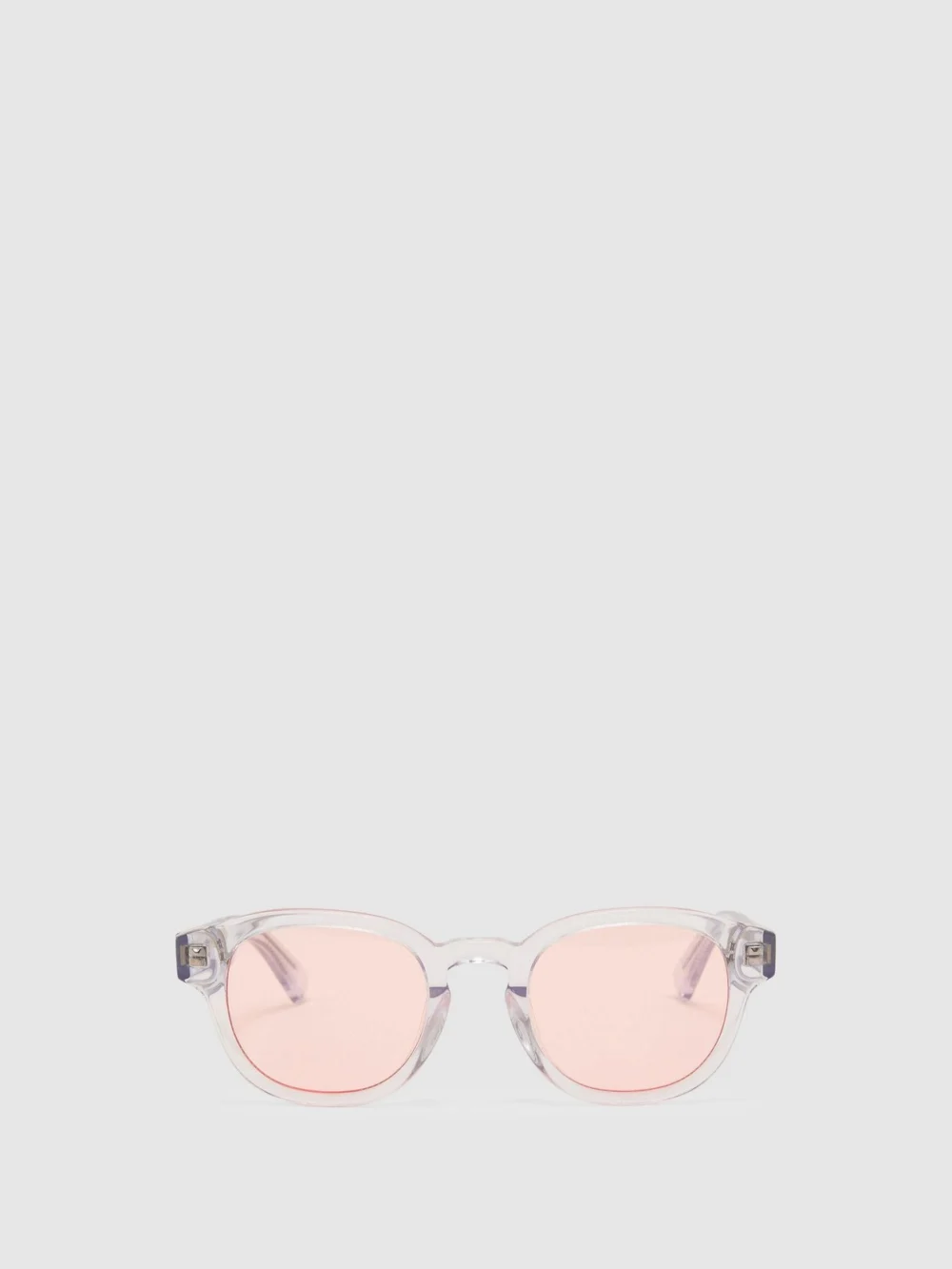 MESSYWEEKEND Messyweekend Round-frame Sunes, Clear & Rose Pink, view 2
