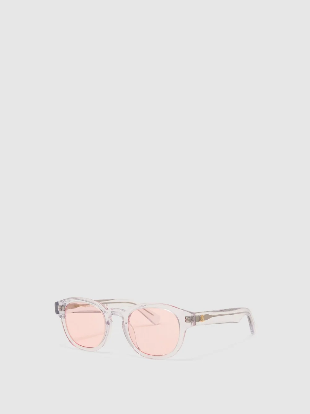 MESSYWEEKEND Messyweekend Round-frame Sunes, Clear & Rose Pink, view 3