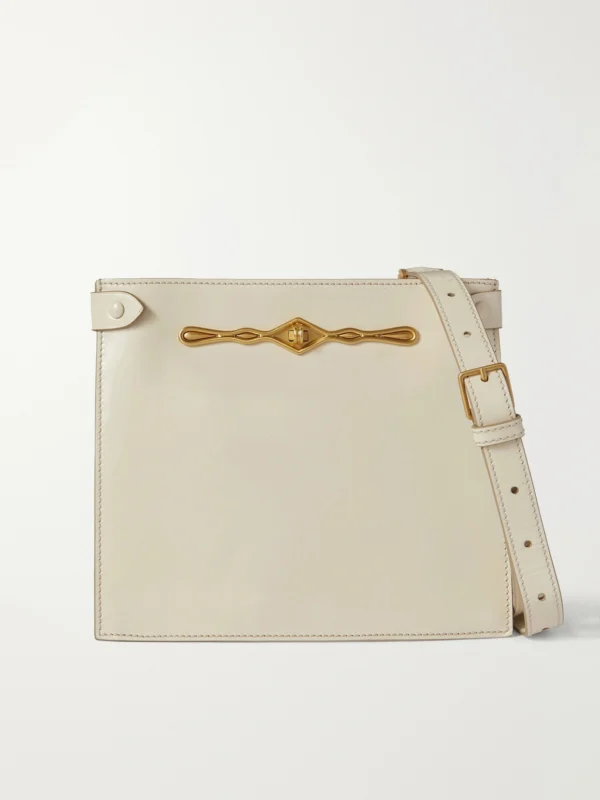 Métier + Fernando Jorge Stowaway Embellished Glossed-leather Shoulder Bag